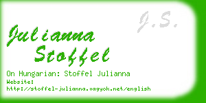 julianna stoffel business card
